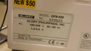 Glory GFB 820 Automatic Bill Counter/Sorter with Ithaca Series 150 Receipt Printer Rigging Cost: $10