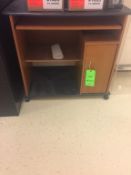 Wooden Ddesk w/ 2 Shelves Rigging Cost: $10
