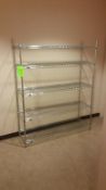 18x60x6' Stainless Steel wire Rack Rigging Cost: $10