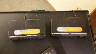 Complete PA System (no mic) with (2) Community Speakers on Tripod Stands Tosh Model PA4160 CD