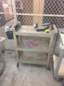 3 Shelf 4 Wheel Cart, Plastic Rigging Cost: $5