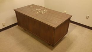 Mid Century Modern Desk (2) Bureau and 2-Drawer Filing Cabinet Rigging Cost: $35