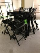 13 Collapsible Bar Stools (Dior Lancome etc.) Rigging Cost: $20