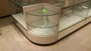 Corner Unit with (3) Glass Shelves Rigging Cost: $35