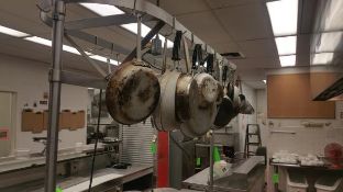 Contents of rack including (16) pans from 6