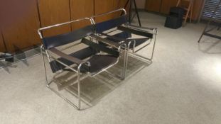 Black Leather Strap Chairs Rigging Cost: $10