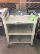 3 Shelf 4 Wheel Cart, Plastic Rigging Cost: $5