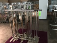 Assorted Length Polished Nickel and Chrome Adjustable Height Clothing Tree Rigging Cost: $20