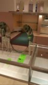 14x10 Double Sided Oval Mirror on Clear Acrylic Base Rigging Cost: $10
