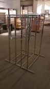 Chrome Clothing Racks Rigging Cost: $10