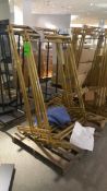 Brass Clothing Racks Rigging Cost: $20
