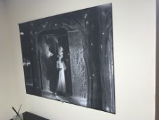 Art Print hanging in office