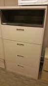 (3) 5 Compartment Beige Filing Cabinets and (1) Drawer plus water cooler and microwave Rigging Cost: