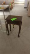 Small Wood Side Table with Drawer 18x12x27 Rigging Cost: $10