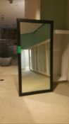 Black Framed Mirror 4'x8' Rigging Cost: $15 Includes bubble wrap.