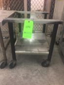 4 Wheel 1 Shelf Cart, Metal Rigging Cost: $5