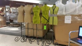 Siegel and Stockman Female Bust Fabric Wrapped Mannequin Rigging Cost: $10