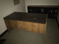 Desk and (2) Filing Cabinets Rigging Cost: $35