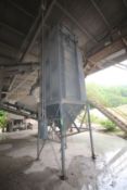 Scientific Dust Collector, 5' L x 5' W x 16' H, with Top Mounted Blower
