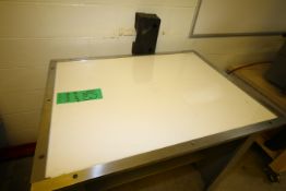 NuArce Illuminated Table, Model VLT42F, S/N EL-E88-029, 118 Volts, 40