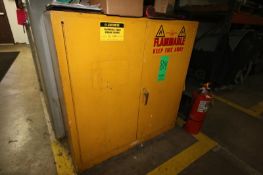 JustRite 2-Door Flammable Storage Cabinet, 30 Gal. Capacity, Dims.-43