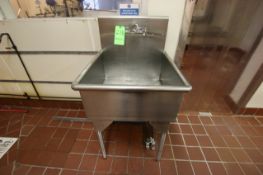 Single Bowl S/S Sink with Foot Pedals, 24