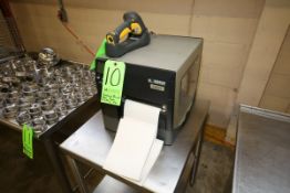 Zebra Printer, M/N ZM600, Includes Symbol Bar Scanning Gun, M/N FZ, S/N M1R97G88J, with Charger