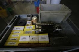 Urschel Spare and Replacement Parts Including 2-Replacement Cuttign Wheels, (10) Boxes Slicing,