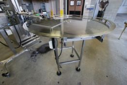 Round S/S Accumulation Table, Approx 47