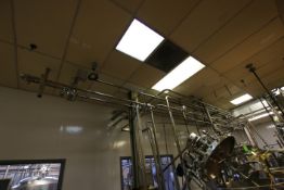 S/S Process Piping Throughout Filling Room, Does not Include Air Valves, Does not Include Piping