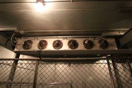 6-Fan Evaporative Blower Unit, Model LHC -400-1, Design Pressure 300 PSI, 115 V, 1 Phase (Located in