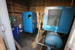 BULK BID: PLANT AIR COMPRESSOR SYSTEM, INCLUDES 2015 Hydrovane Air Compressor, 2015 Beko Drypoint RA