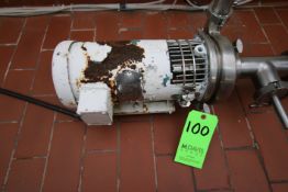 WCB1-1/2 HP Centrifugal Pump with S/S 1-1/2