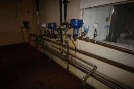 Aprox. 50' of Process Piping, Includes Pressure Valves, Ball Valves, and Other Fittings