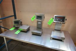S/S Digital Platform Scales, Includes (2) Weigh-Tronix Scales, M/N QC-3265, with 8 1/2