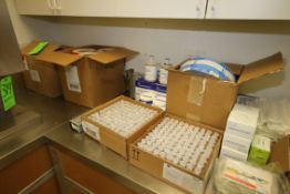 Lot of Assorted Lab Equipment, Includes Acid Drop Test Kits, Lollipop Thermometers, NEW In Box