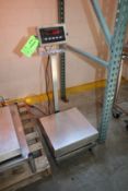 S/S Digital Platform Scale, Mounted on S/S Portable Frame, 18