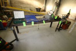Shop Work Bench, Includes (2) 110V Outlets, Dims.: 97