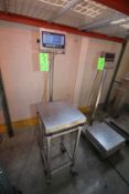 Totalcomp S/S Digital Platform Scale, M/N TLI, Mounted on S/S Portable Frame, 15 1/2