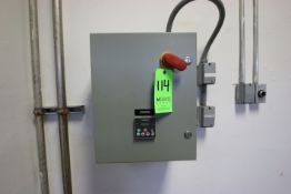 Electrical Cabinet with Hitachi SJ300 Inverter Speed Control (Like New Condition)