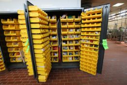 Strong Hold Heavy Duty 2-Door Parts Cabinet, Approx. 48