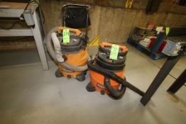 Rigid Shop Vacs, 14 and 16 Gallon