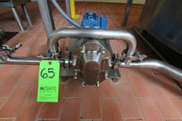 WCB 3-HP Positive Displacement Pump, Model 030U20, S/N 29008701, 1720 RPM, 1-1/2