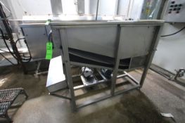 S/S Draining Mat / Filtering Conveyor, Used to Drain Oil After Exiting Fryer Approx 25
