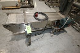 Kamflex Aprox. 6 ft. L S/S Portable Incline Power Conveyor, Model 734, S/N 87247 with 18
