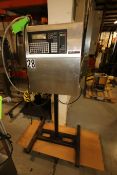 Videojet Ink Jet Coder, Model Excel/100, with Single Head, Mounted on Frame