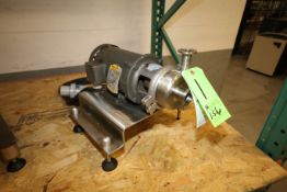 Thomsen 1.5 hp Centrifugal Pump, Model 42021-GA, S/N 21839 with 1-1/2