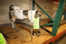 Waukesha-Cherry Burrell 2 hp Positive Displacement Pump, Model 006, S/N 276864-00 with 1-1/2