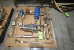 (2) Donaldson Ultra Filters and (1) Additional Filter with Piping, Pressure Gauges, Ball Valves