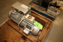 Busch Vacuum Pump, Type RC0100-A005-1102, S/N C20733, 63 CFM with Toshiba 5 hp High Efficiency